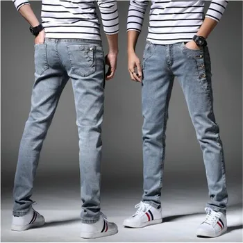 

13 Style Design Denim Skinny Jeans Distressed Men New 2018 Spring Autumn Clothing Good Quality