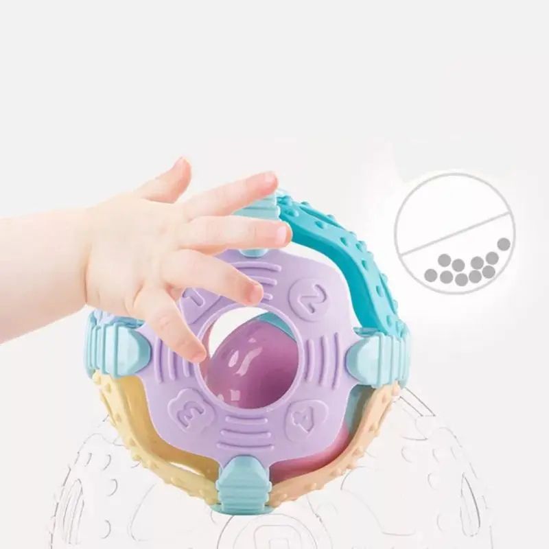 Детская игрушка мяч малыш игрушка коляска-погремушка Забавный мягкий развивающий ребенок