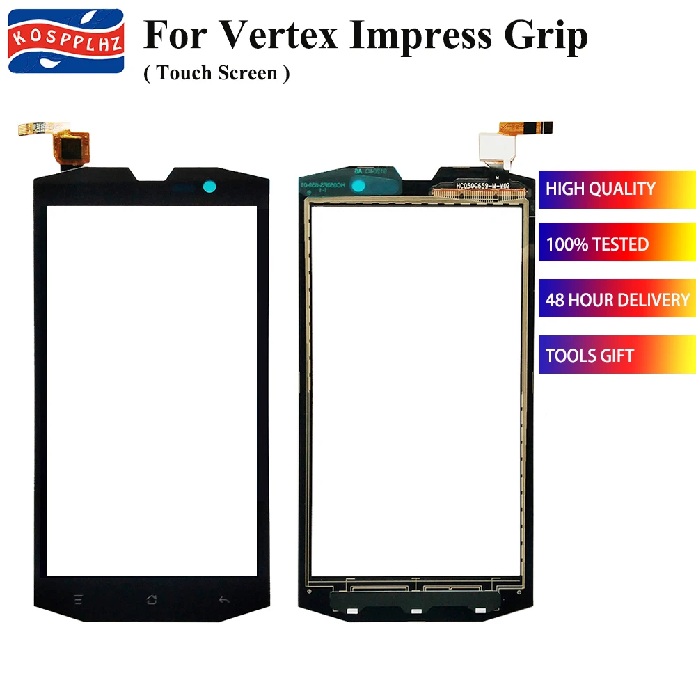 Сенсорный экран KOSPPLHZ для Vertex Impress Grip сенсорная панель стекло 5 дюймов мобильный