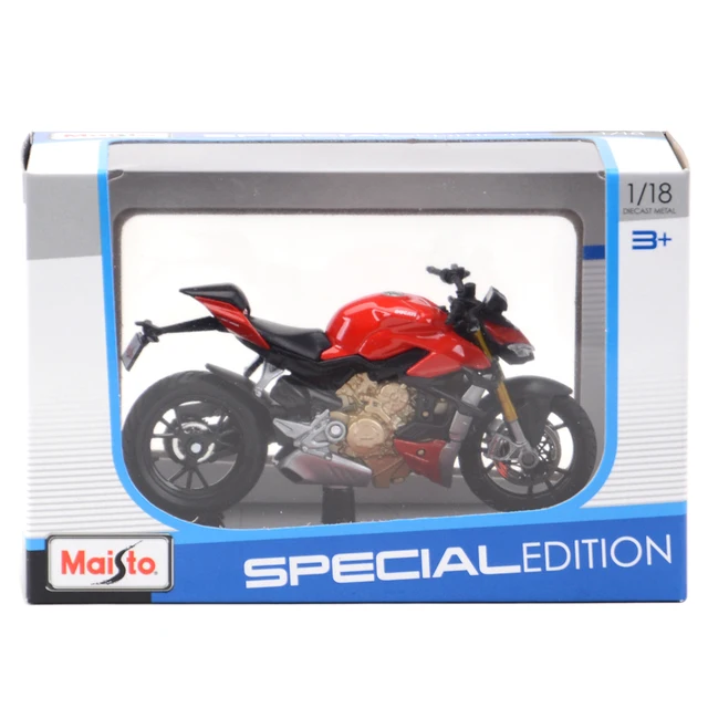 Maisto 1:18 Ducati Super Naked V4 S Static Die Cast Vehicles Collectible Hobbies Motorcycle Model Toys 6