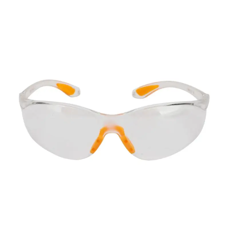 

Outdoor Safety Glasses Clear Lenses Eye Splash Protection Goggles Dustproof Anti-Wind Eyewear with Rubber Nose Ear Grips for Lab