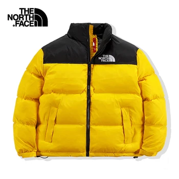 The north face-algodón de gran tamaño para hombre, chaqueta gruesa de pan caliente, chaqueta de plumón de alta calidad, Chaqueta de algodón general para coupl