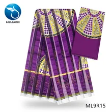 LIULANZHI высокое качество принты ткань дизайн лента органза 4 ярдов и 2 ярдов шарф африканская лента ML9R12-33