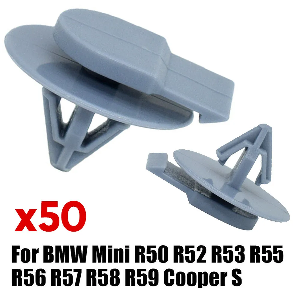 50pcsExteriorFenderWheelTrimArchClipsForMiniCooperCoupeRoadsterR50R53R55R56R57.jpeg