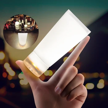 

Makeup LED Night Light with Magnet USB Rechargeable Vibration Sensor Nightlamp Atmosphere Home Decor Bed Side Lamp Creative Gift