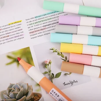 

8Pcs/Set Creative Fluorescent Pen Highlighter Pencil Candy Color Drawing Marker