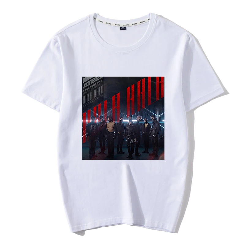 

Kpop Group ATEEZ T-shirt tshirt Tops ateez t shirt women top graphic female tees funny t-shirt korean harajuku ulzzang clothing