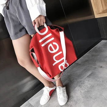 

Chic 2020 fashionable new style handbag individuality printing tote large bag Korean version casual shoulder canvas bag