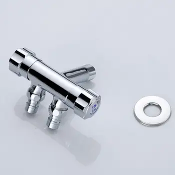 

Brass Valve Bathroom Shower Faucet Water Splitter Shower Mixer Nozzle Spray Valve For Shower Diverter Converter Water Valve K9B2