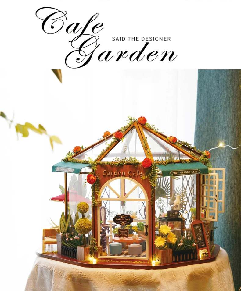 Garden Cafe DIY Miniature Kit - GD01A