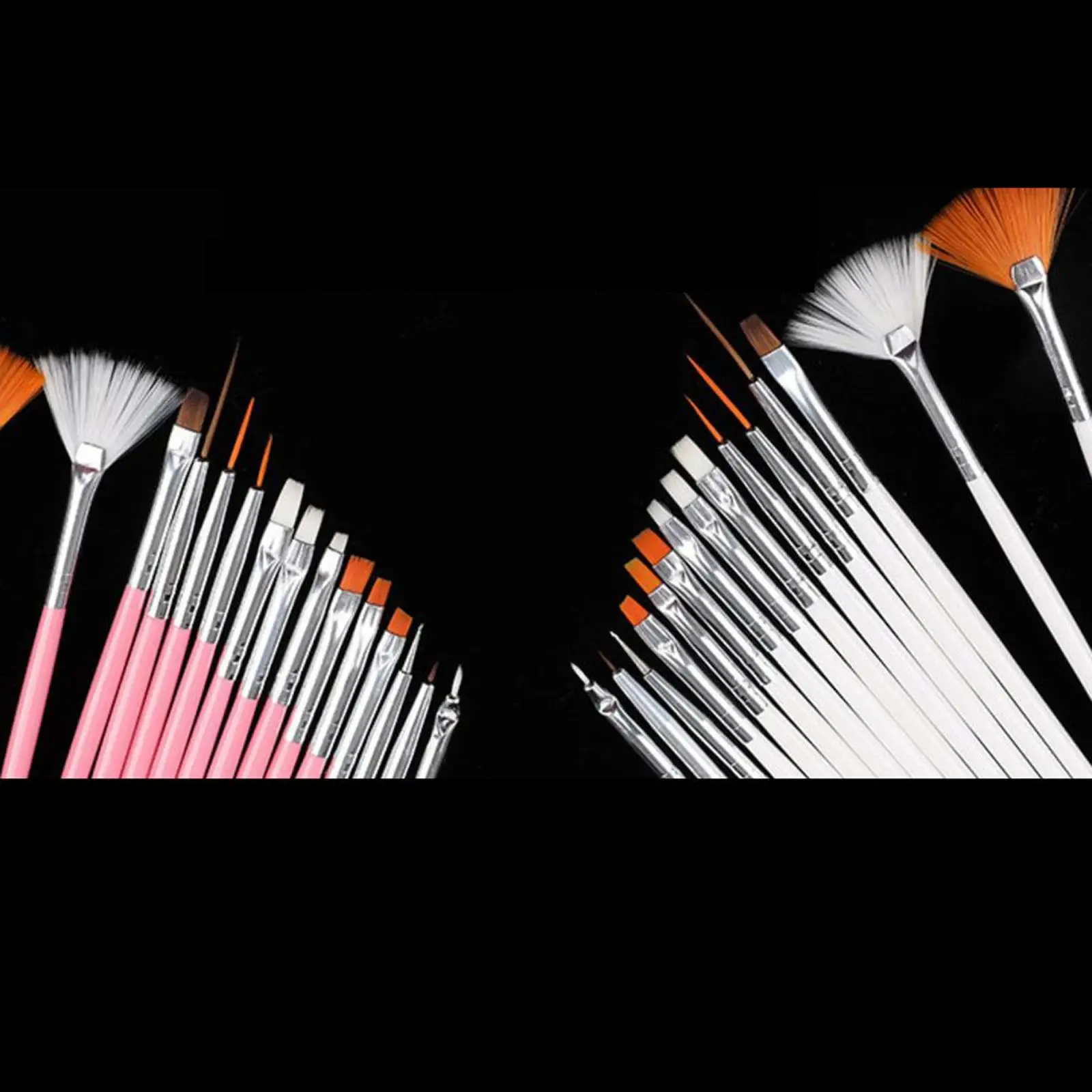 Nail Art Lines Painting Pen Brush Striper Daisy Acrylic Fan Gradient Shading UV Gel Polish Tips Flower Salon Manicure Tools