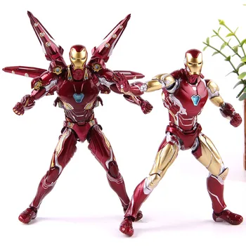 

SHF Avengers Endgame Iron Man MK50 Nano Weapon set 2 /iron man mk85 PVC Action Figure Collection Model Toys 15.5cm