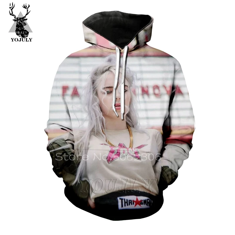Billie eilis толстовки странные вещи lil peep Мужская Толстовка Зимняя Толстовка Белый 3D Harajuku белый уличные толстовки 32 - Цвет: 9