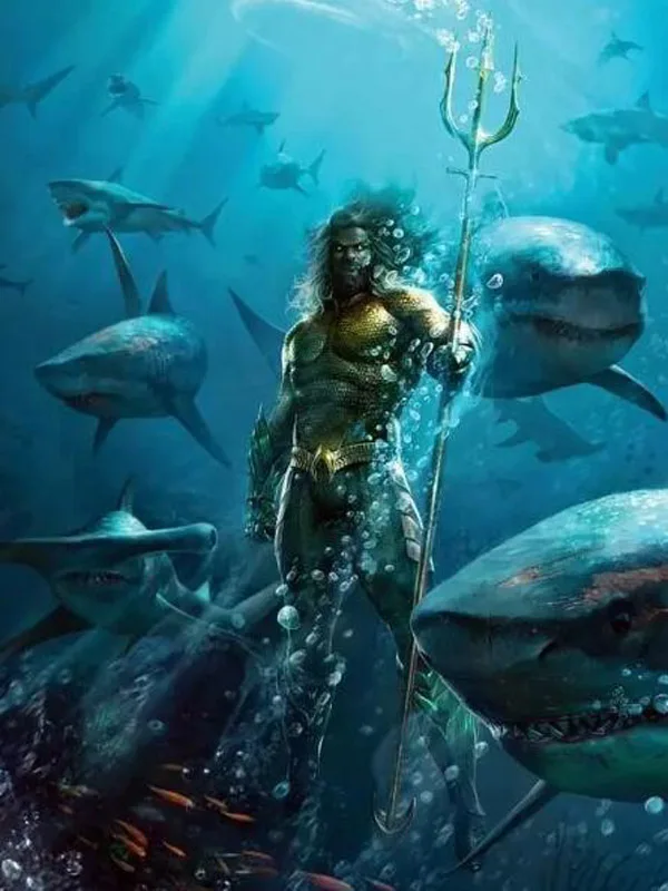 DIY 5D Алмазная вышивка, вышивка крестиком, герой King Of The Sea: аквамэн, полный набор для рисования с круглыми камнями и полотном, домашний декор, материалы, рукоделие, ремесло, искусство - Цвет: 5