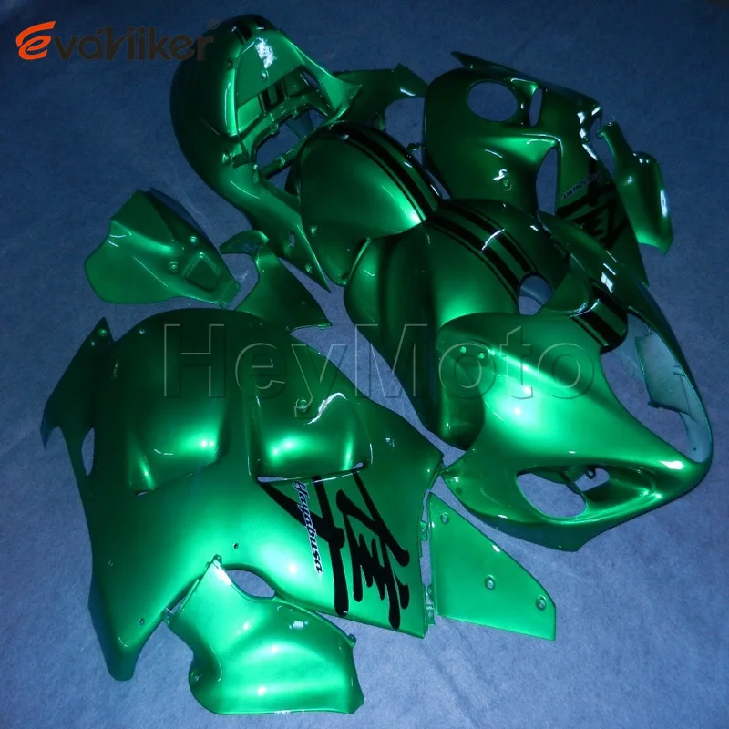 Пользовательские ABS Пластик обтекатель для GSX-R1300 1997-2007 1998 1999 2000 2001 2002 2003 2004 2005 2006+ винты+ серебро - Цвет: F