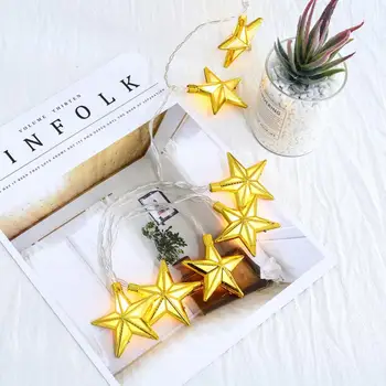 

star moon light lantern Middle Eastern Muslim Eid Mubarak decorative led light string LED String light Fairy Wedding Party decor