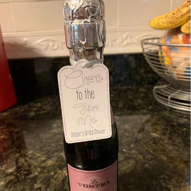 Sip Hooray, свадебный душ, спасибо за приём, свадебный подарок