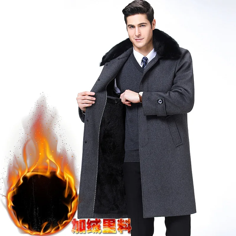 

2019 new arrival autumn and winter high quality wool long coat for men, wool jackets for men, warm coat, plus size M-XXXL SA-8