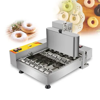 

220/110V snack machine 6rows automatic commercial mini cake baked donut maker machine