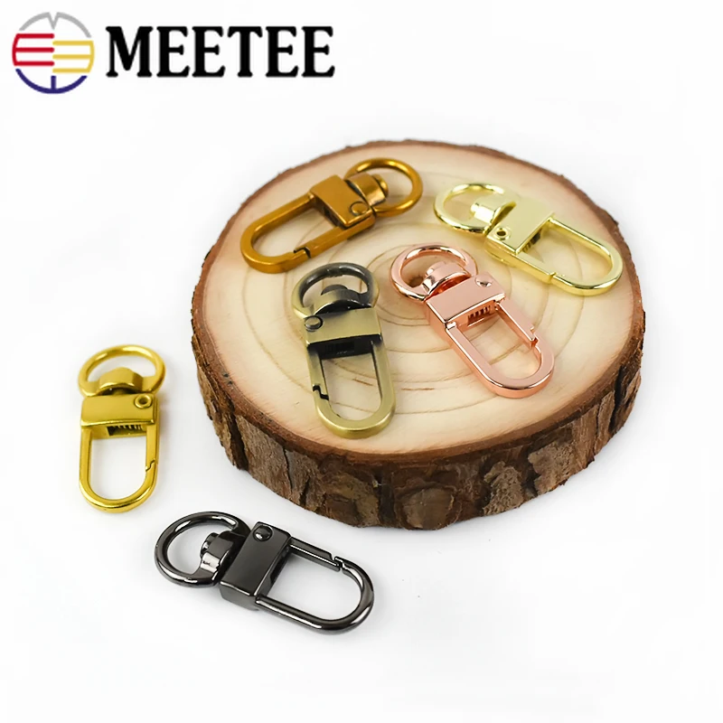 10/30pcs Metal Bag Buckle Dog Collar Buckles Handbag Strap Chain Clasps Lobster Swivel Snap Hook Buckle Hardware Leather Carfts