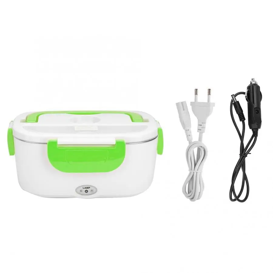 

Electric Heating Lunch Box Home Car Dual Use Portable Mini Rice Cooker Thermostat Food Warmer Steamer Container 12V 110V 220V