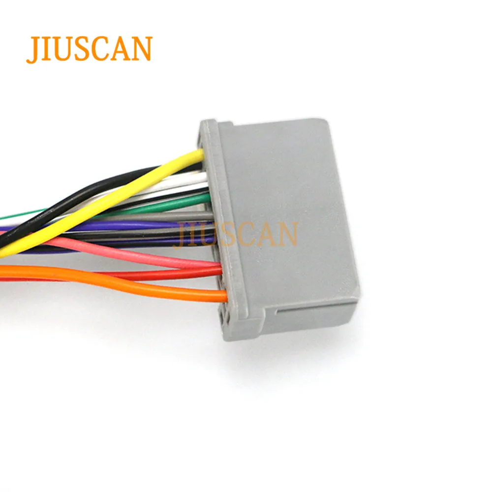 JIUSCAN 12-129 ISO радио адаптер для HONDA 2008+(выберите модели) жгут проводов разъем свинцовый ткацкий станок кабель штекер Адаптер стерео