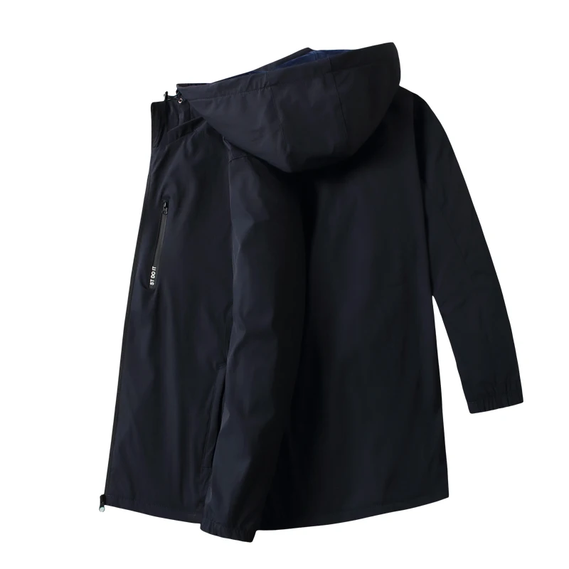 Размера плюс 8XL 7XL новые модные штаны из плотного флиса Куртки Для мужчин s осень-зима трендовые пальто Slim Fit Повседневное пальто Для мужчин Костюмы