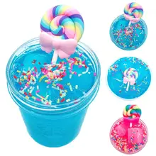 

60/120ml Lollipop Crystal Slime Clay Mud Stress Relief Sludge Plasticine Kid Toy