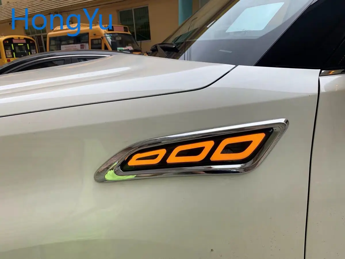СВЕТОДИОДНЫЙ DRL, световая сигнальная лампа с поворотом, боковые отверстия для Nissan Patrol Y62 Armada аксессуары