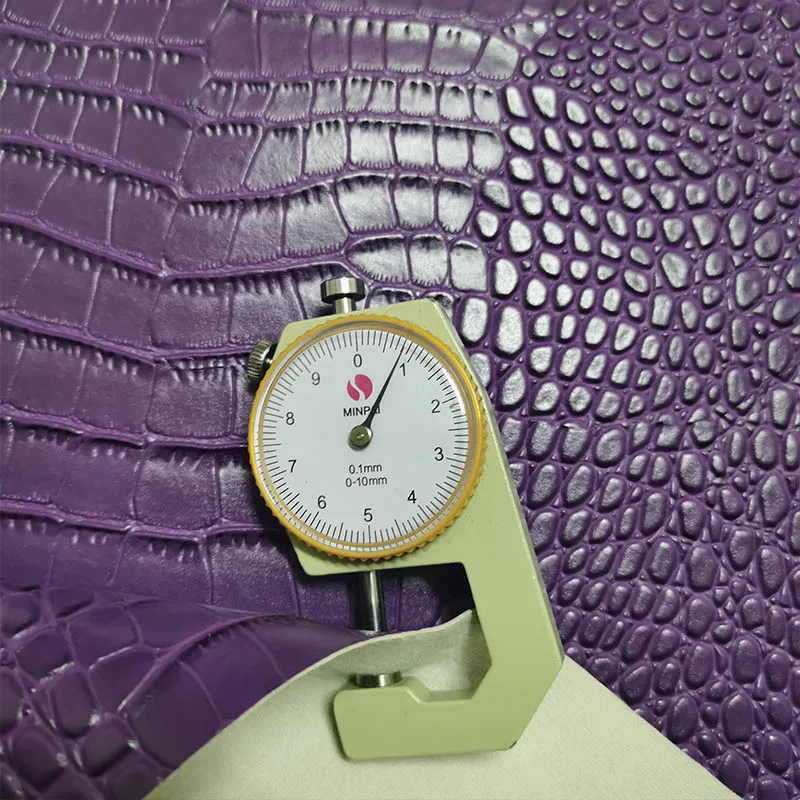 PU Leather Fabric Car Seat Sewing Material Crocodile Stripe Pattern Print DIY Bag Sofa leather fabric