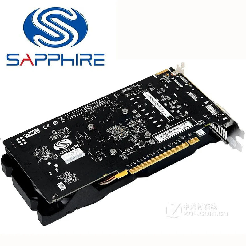 SAPPHIRE R7 260X 2GB D5 Video Cards R7 260 2G Graphics Card GDDR5 128bit For AMD R7 series Radeon R7 260 R7260 2GB HDMI DVI Used good video card for gaming pc