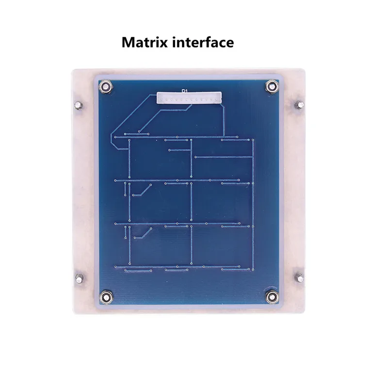Chaves de Matriz Teclado de Metal de Aço Industrial à Prova Backlight Robusto Inoxidável Drugged Água 3x4 Led - Imagem 4