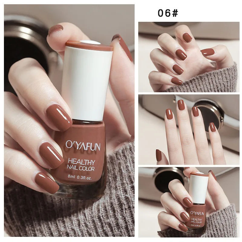 Quick Dry Glitter & Matte Waterproof Nail Polish