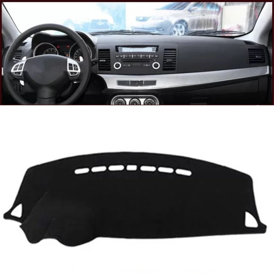 

SJ Car Inner Auto Dashboard Cover Dashmat Pad Carpet Sun Shade Dash Board Cover For Mitsubishi lancer EX fortis 2008 2009-2017