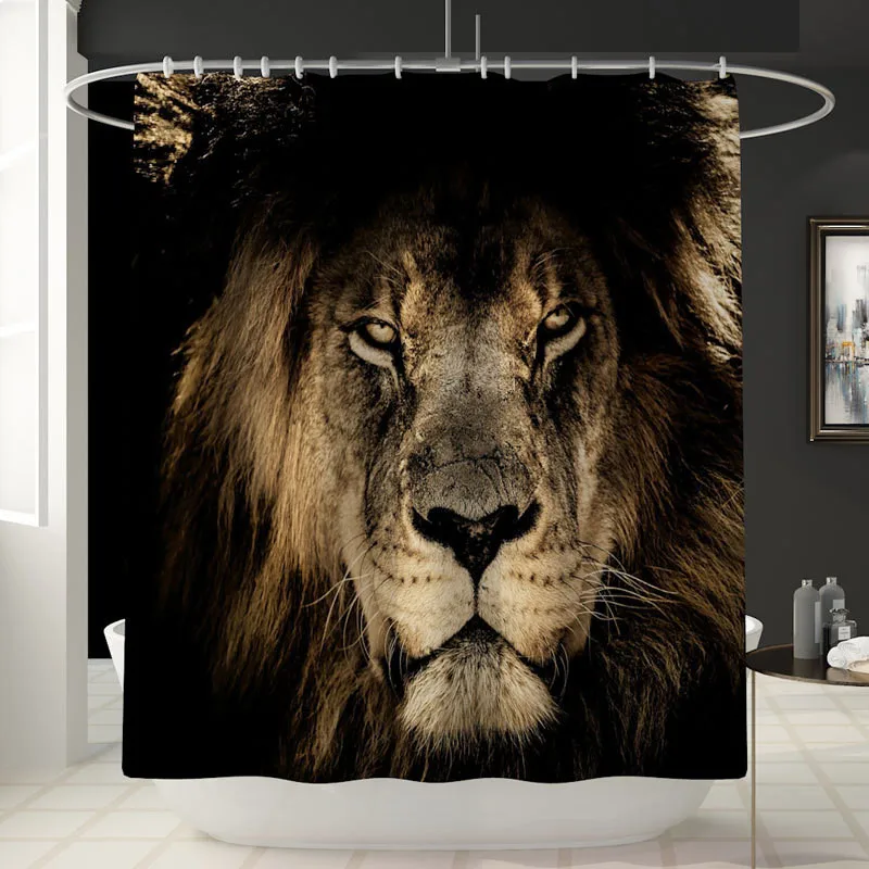 African American Women Shower Curtain Bath Curtain Home Bathroom Curtains with 12 Hooks Shower Curtains