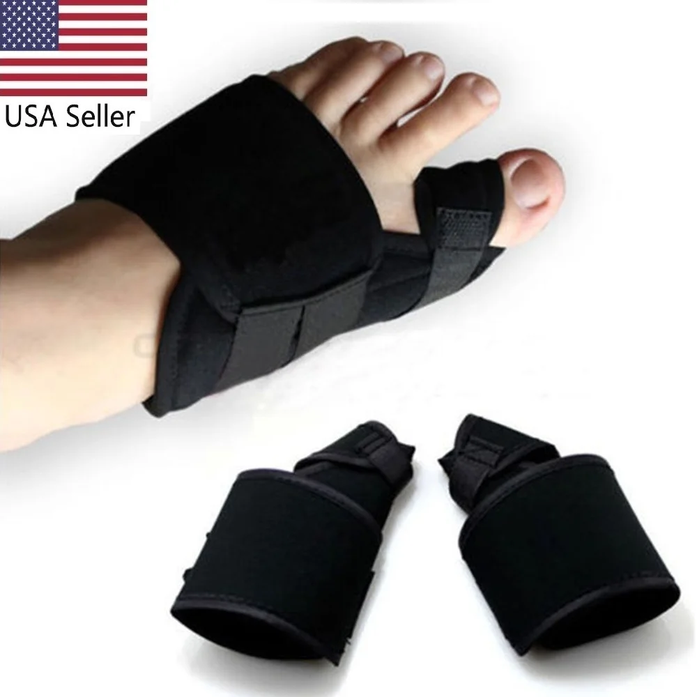 USA 2PCS Toe Separator Bunion Corrector Orthopedic Pedicure Tool Hallux Valgus Corrector Big Bone Thumb Adjuster Feet Care Tool