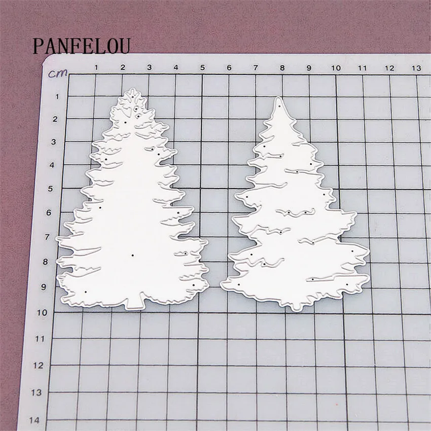 

conifer tree 1lot=2pcs paper die cutting stencils punch Metal cuts dies cutting dies Scrapbooking DIY Embossing mould card