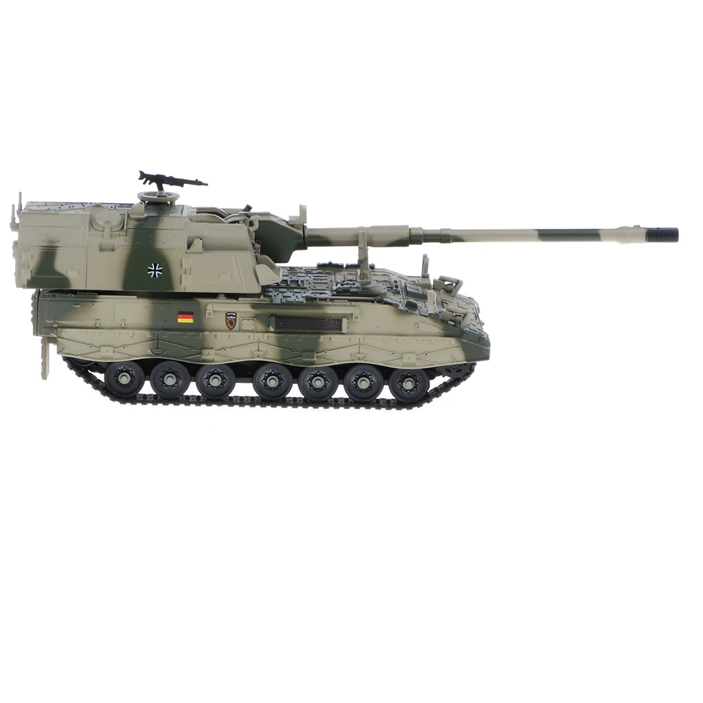 1:72 Panzerhaubitze 2000 Self-Propelled Howitzer Tank German Army Vehicle Model Soldier Toy Gifts #B
