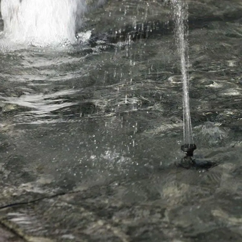 Солнечный водяной насос фонтана комплект 1,2 Вт 3 м/9,8 футов Длина провода Солнечная энергия водяной насос с различными разбрызгивающие головки, свободно стоящий и