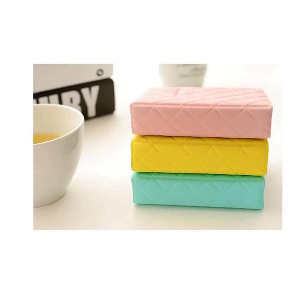 3in Stamp Organizer PU 36 Карманный держатель коробка макарон памятный для маленького фотоальбома