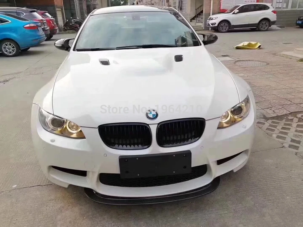 Для BMW E90 E92 E93 M3 автомобильный Стайлинг углеродное волокно передний спойлер