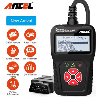 

ANCEL AS100 OBD2 Scanner For Engine Check OBD2 diagnostic Multi-language Diagnostic tools PK ELM327 ODB2 OBD 2 Code Reader