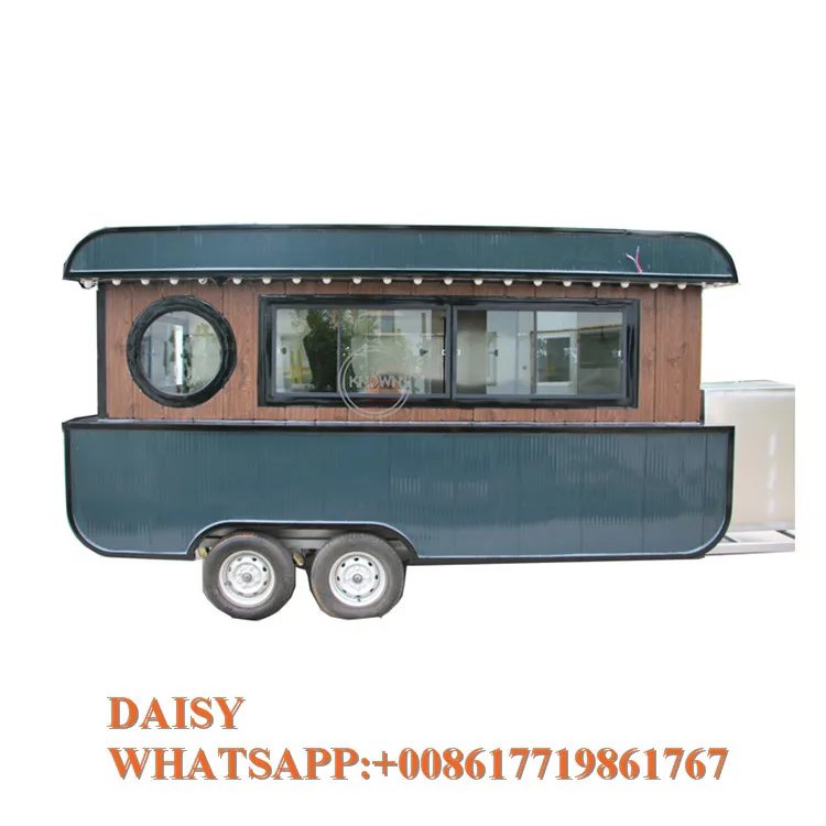 Уличный грузовик для фаст фуда длиной 4 м тележка мороженого трейлер продажи