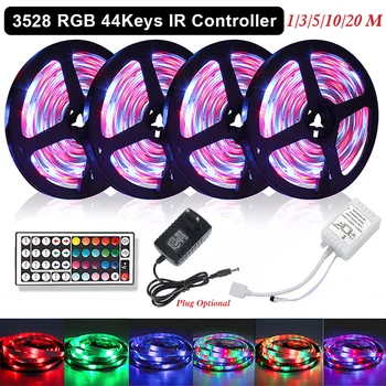 

LED Strip Lights RGB LED Light Strip 3528 SMD Flexible Color Changing Light String for Home Lighting Kitchen Bed Decoration