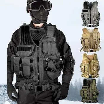 

Tactical Vest for Airsoft Military Molle Combat Assault Plate Carrier Tactical Vest CS Outdoor Clothing Hunting Protective Vest