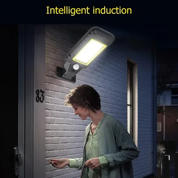 

Durable Waterproof Solar Wall Light Multi-functional Practical Human Motion Sensor Outdoor Security Lighting Lamp