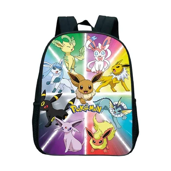 

Pokemon Eevee Backpack School Bags Boys Girls Greninja Toddler Backpack Pikachu Book Bag Kids Kindergarten Mochilas