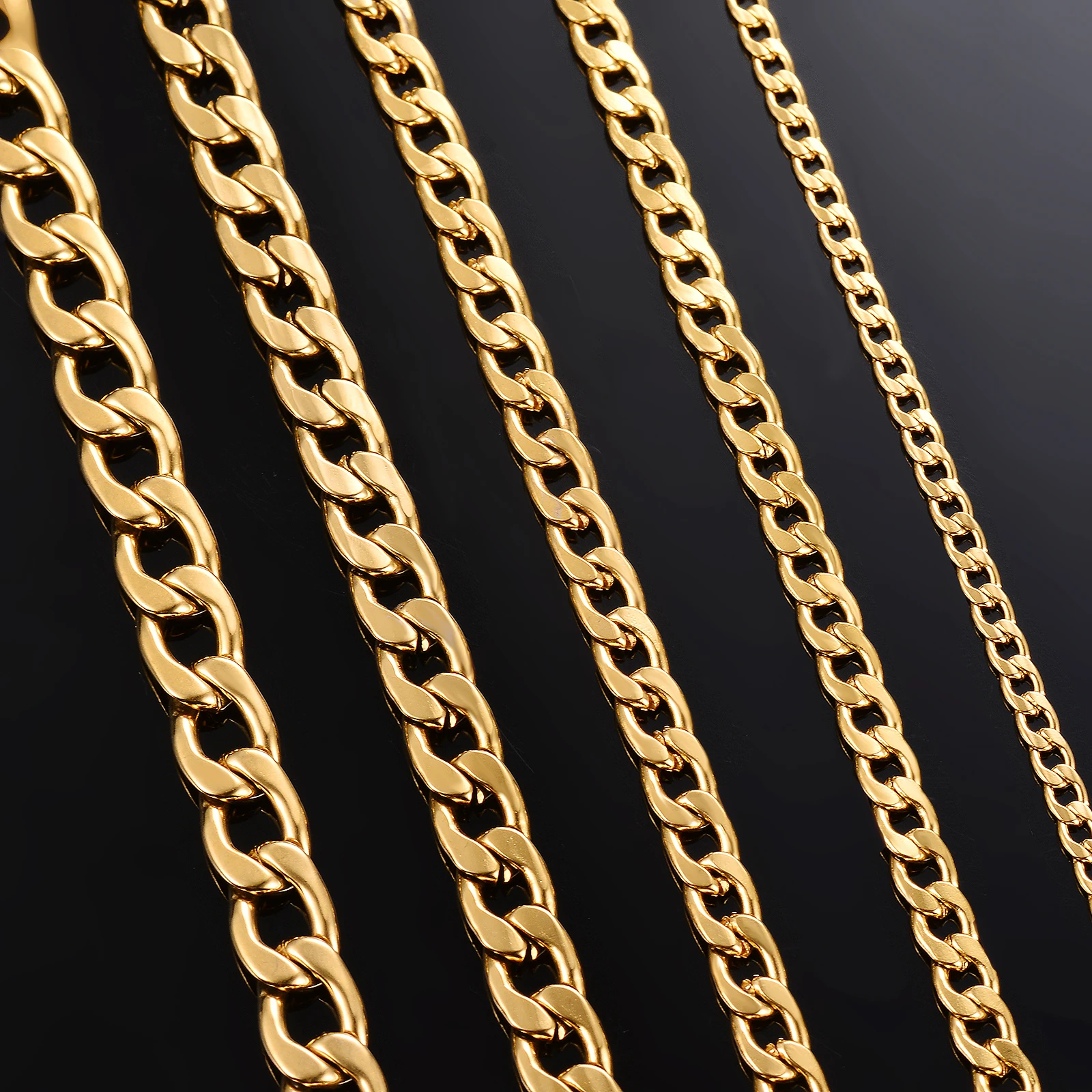 Cadena De Oro Amarillo 14k Torzal 50 Cm 3.9 Mm Fonelli Amarillo | Meses Sin Interés