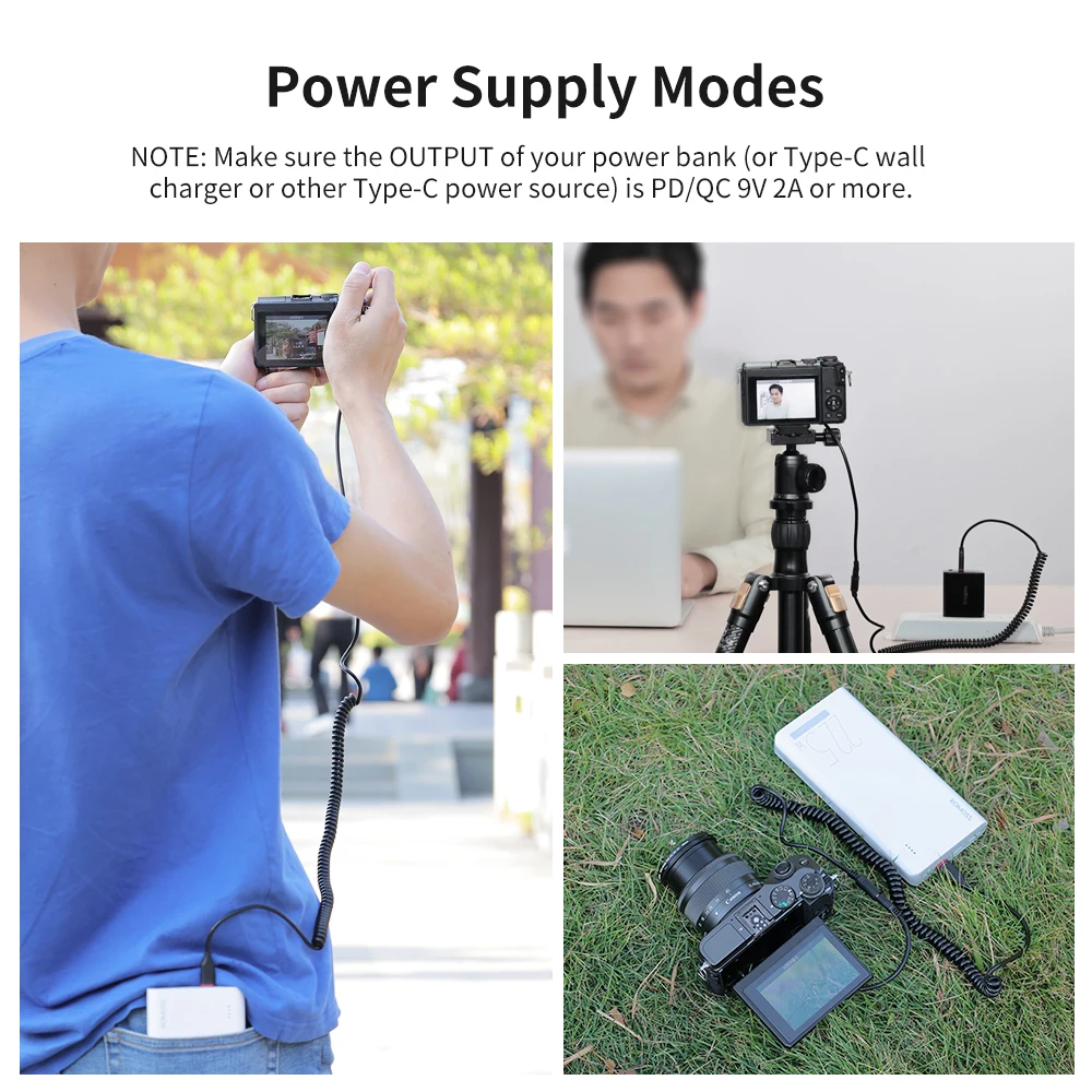 Adaptador de Energia da Bateria Acoplador para Canon Usb tipo c Kingma Manequim m3 m5 m6 Fr-750d 800d 850d 77d 200d Câmera Lp-e17 dc Eos - Image 5