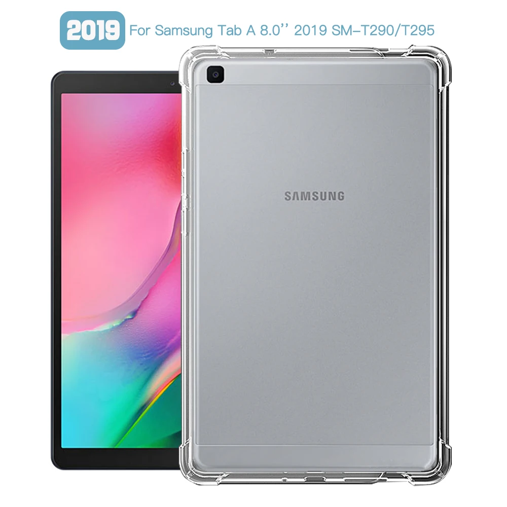 Capa de Silicone à Prova de Choque para Samsung Galaxy Tab 8.0 Inch2023 Sm-t290 Sm-t295 T297